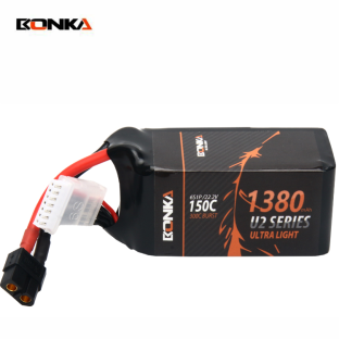 BONKA FPV 1380mAh 150C 6S Ultra Series Racing LiPo